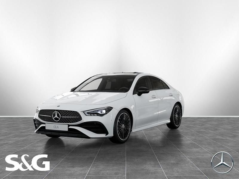 Unilack polarweiß Gebraucht 2024 Mercedes CLA200 AMG Coupé | 38.900 € (Teuer) - Bild 1/4