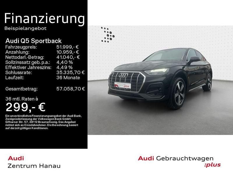 Gebraucht Audi Q5 Sportback S-Line 204 PS (150 kW) 2025 Schwarz SUV