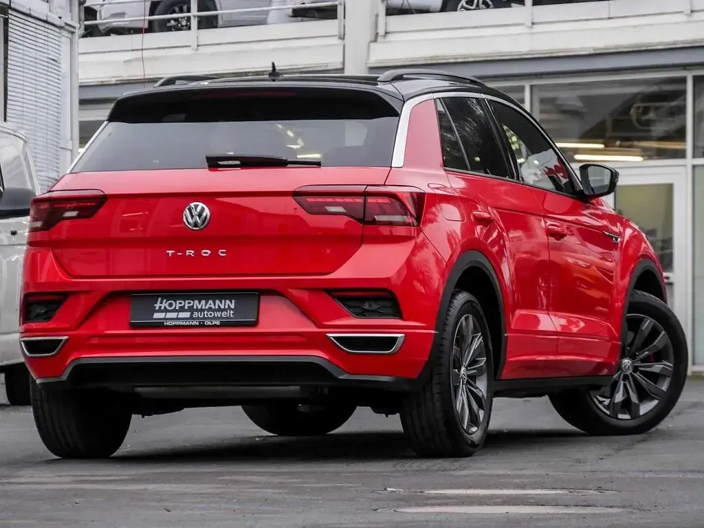 Gebraucht VW T-Roc Sport 150 PS (110 kW) 2019 Flashrot schwarz SUV