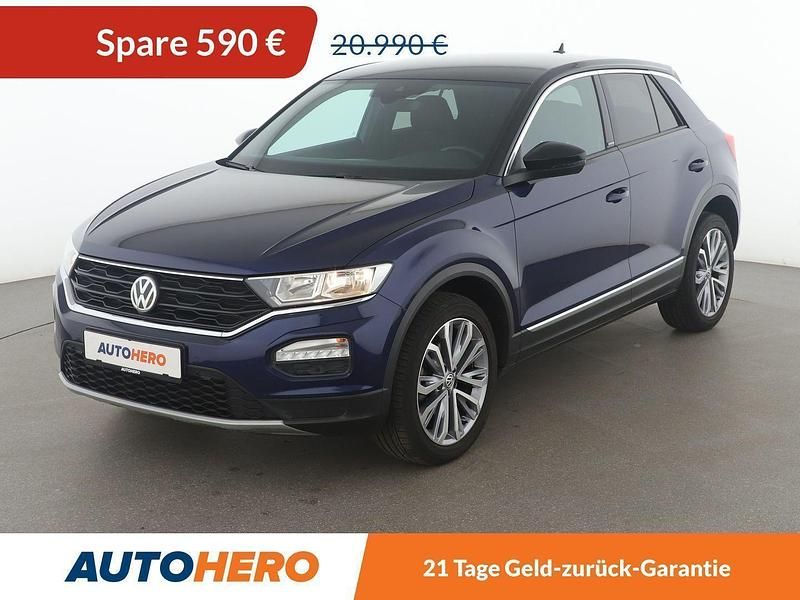 Blau Gebraucht 2020 VW T-Roc Style SUV | 19.810 € (Fairer Preis) - Bild 1/3