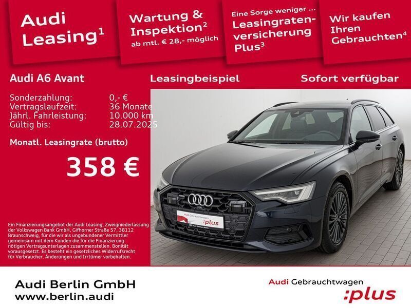 Firmamentblau metallic Gebraucht 2024 Audi A6 Advanced Plus Kombi | 49.900 € (Teuer) - Bild 1/3
