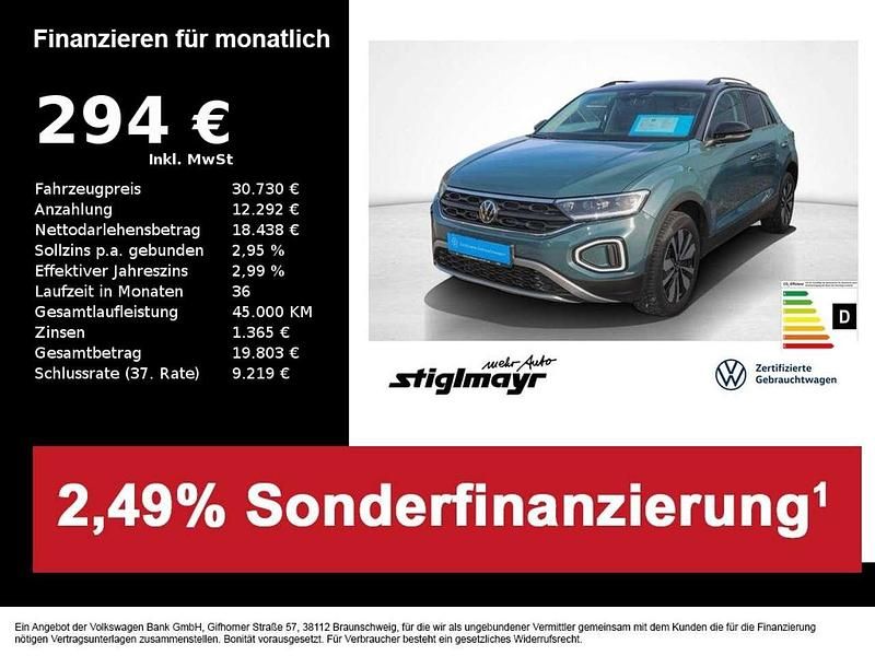 Petroleum blue metallic Gebraucht 2025 VW T-Roc Goal SUV | 29.370 € (Guter Preis) - Bild 1/1