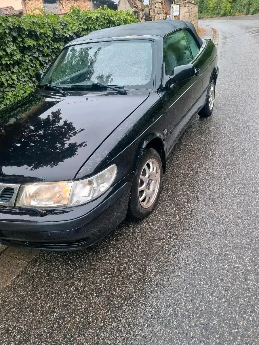 Brugt Saab 9-3 Cabriolet 130 HK (95 kW) 1999 Sort Cabriolet