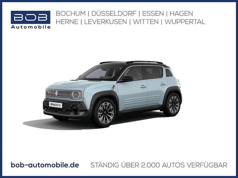 Kumulusblau + dach black pearlschwarz (blau) Neu 2025 Renault 4 E-Tech Iconic SUV | 35.550 € (Fairer Preis) - Bild 1/3