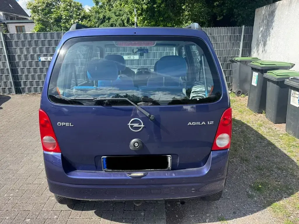 Gebraucht Opel Agila Njoy 75 PS (55 kW) 2002 Blau Van / Kleinbus