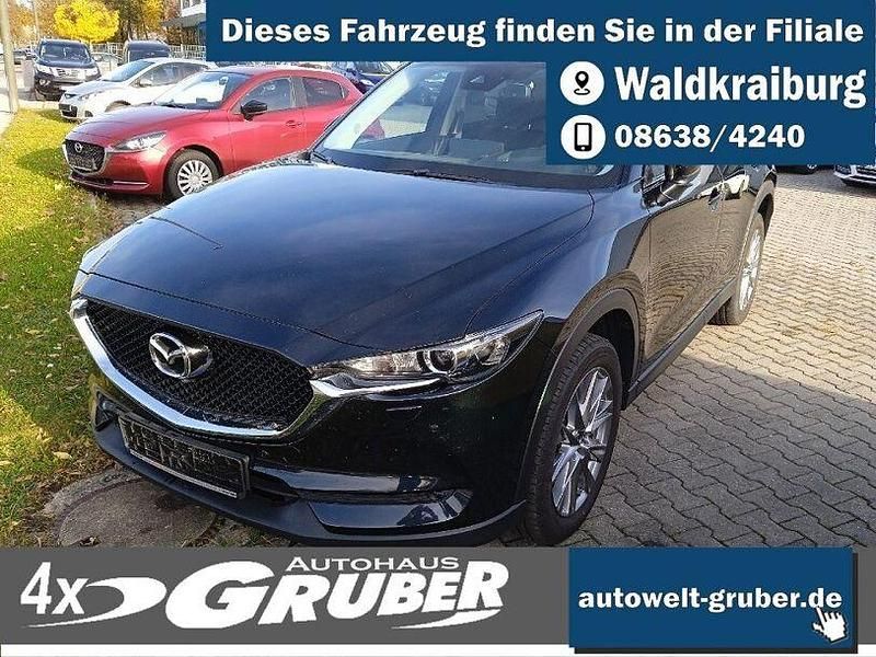 Schwarz (metallic) Gebraucht 2021 Mazda CX-5 SUV | 25.580 € (Fairer Preis) - Bild 1/4
