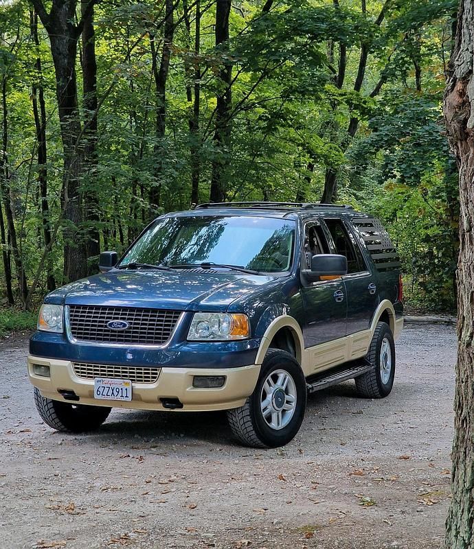 Blau Gebraucht 2003 Ford Expedition SUV | 3.990 € - Bild 1/4