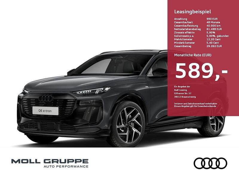 Neu Audi Q6 Sportback e-tron Performance 225 kW (306 PS) 2026 Magnetgrau SUV
