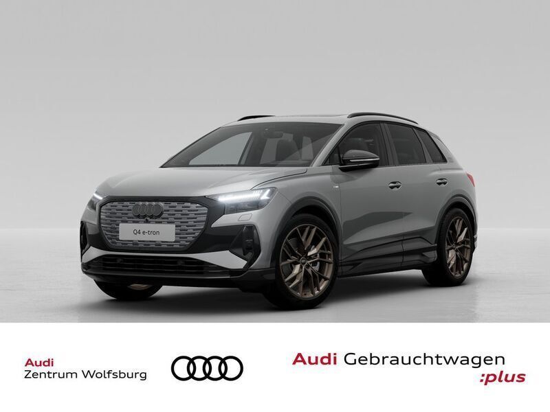 Taifungrau metallic Gebraucht 2022 Audi Q4 e-tron Ambiente SUV | 34.680 € - Bild 1/4