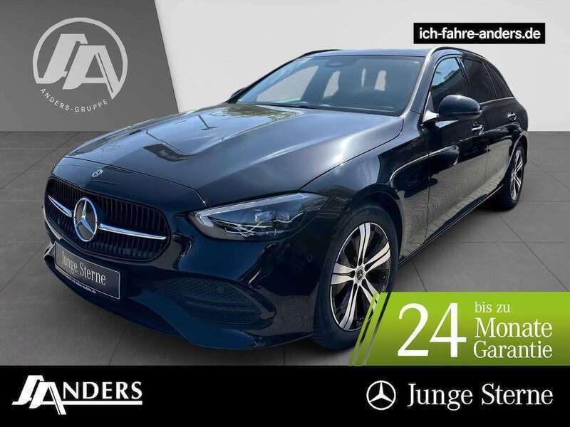 Obsidianschwarz Gebraucht 2023 Mercedes C220 Avantgarde Kombi | 40.624 € (Fairer Preis) - Bild 1/3