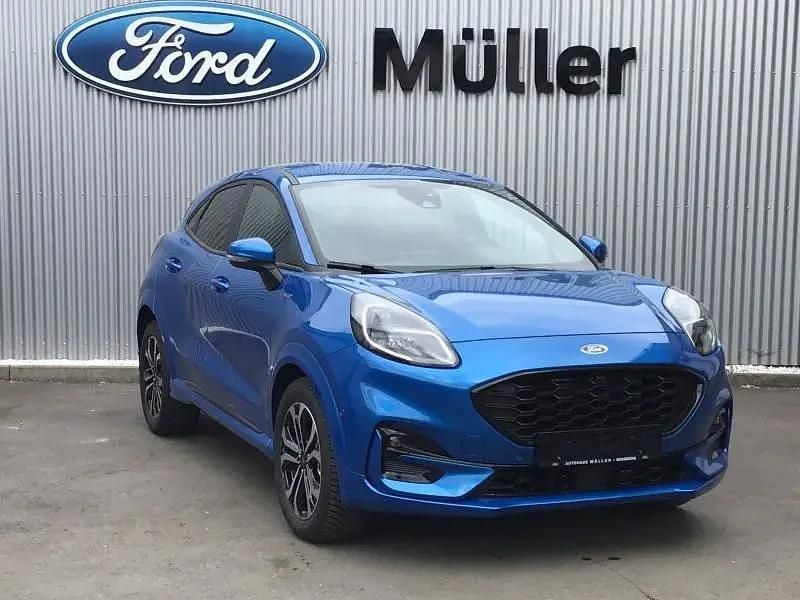 Gebraucht Ford Puma ST-Line X 155 PS (114 kW) 2022 Desert island blue metallic Coupé