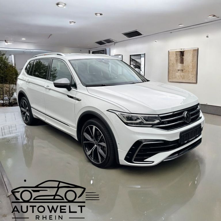 Gebraucht VW Tiguan Allspace R-line 200 PS (147 kW) 2022 Weiß SUV