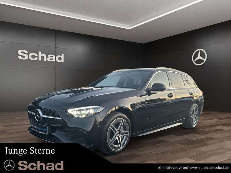 Obsidianschwarz Gebraucht 2024 Mercedes C300e AMG Kombi | 48.550 € (Etwas zu teuer) - Bild 1/4