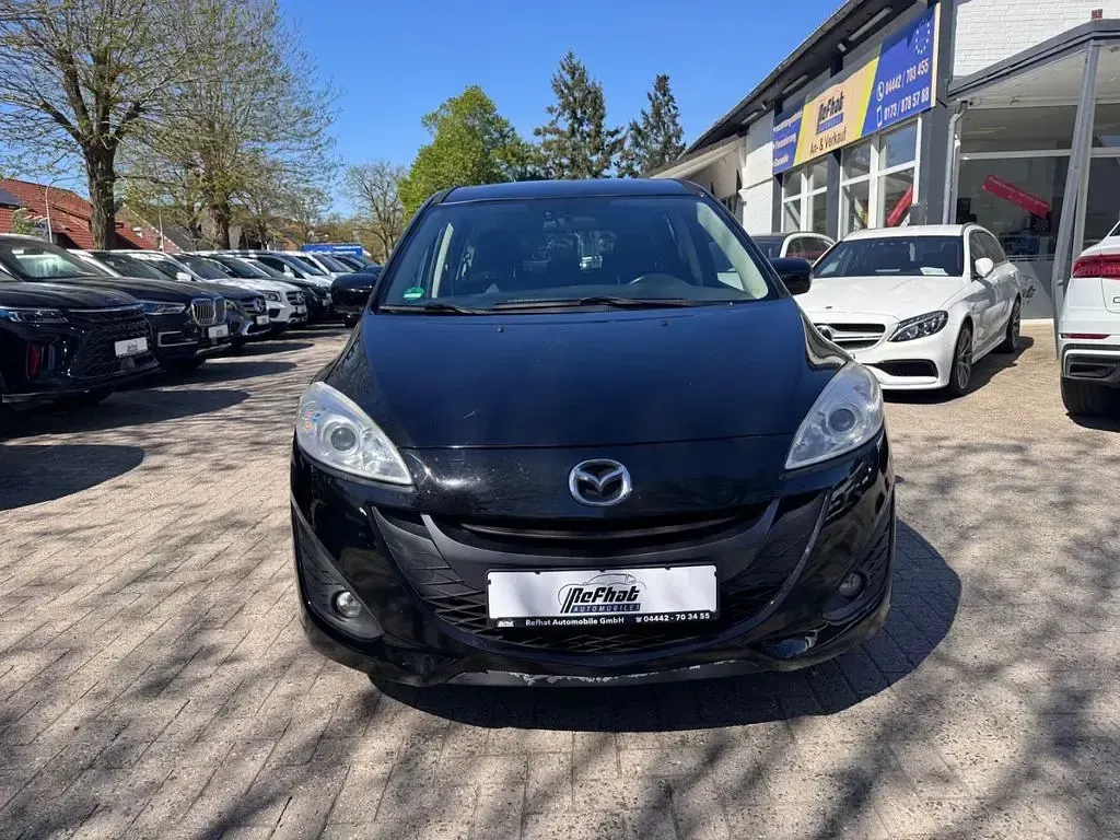 Gebraucht Mazda 5 Edition 116 PS (85 kW) 2012 Schwarz Van / Kleinbus
