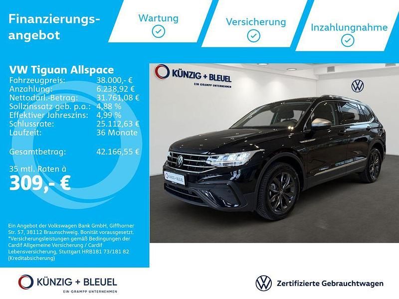 Schwarz Gebraucht 2025 VW Tiguan Allspace Move SUV | 38.000 € (Fairer Preis) - Bild 1/4