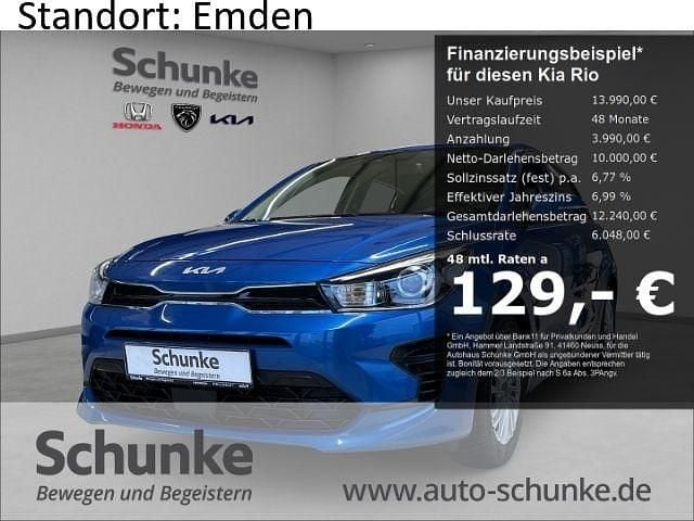 Spb) bathysblau met. (blau Gebraucht 2022 Kia Rio Vision Limousine | 13.990 € (Fairer Preis) - Bild 1/4