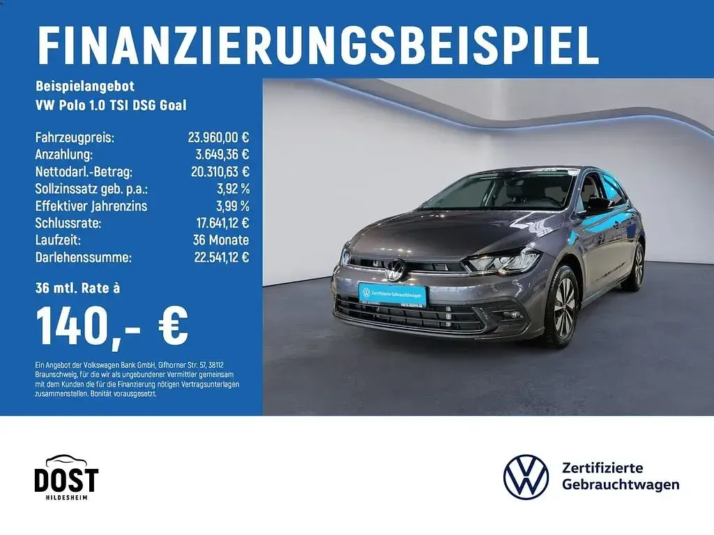 Gebraucht VW Polo Goal 116 PS (85 kW) 2025 Grau Limousine