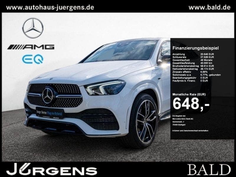 Unilack polarweiss Gebraucht 2021 Mercedes GLE350 AMG Coupé | 69.490 € (Teuer) - Bild 1/4