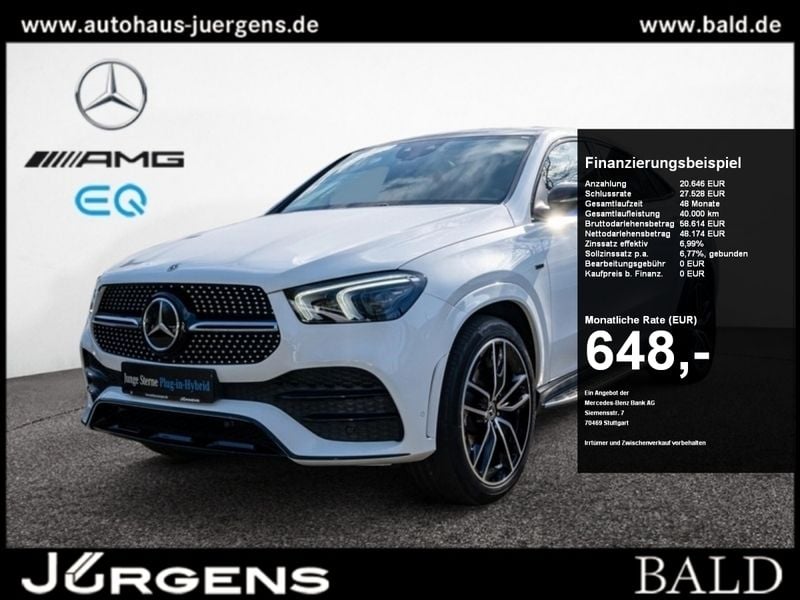 Unilack polarweiss Gebraucht 2021 Mercedes GLE350e AMG Coupé | 69.490 € (Fairer Preis) - Bild 1/4