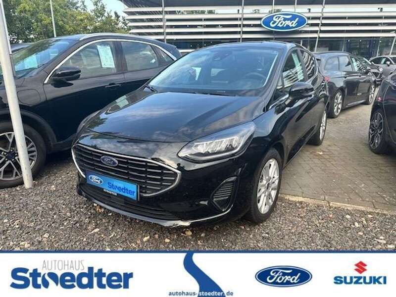 Obsidianschwarz metallic Gebraucht 2023 Ford Fiesta Titanium Kleinwagen | 20.990 € (Fairer Preis) - Bild 1/4