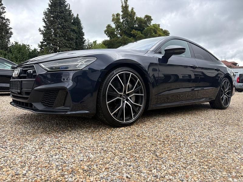 Blau Gebraucht 2021 Audi S7 Sportback Ambiente Kleinwagen | 51.990 € (Etwas zu teuer) - Bild 1/4