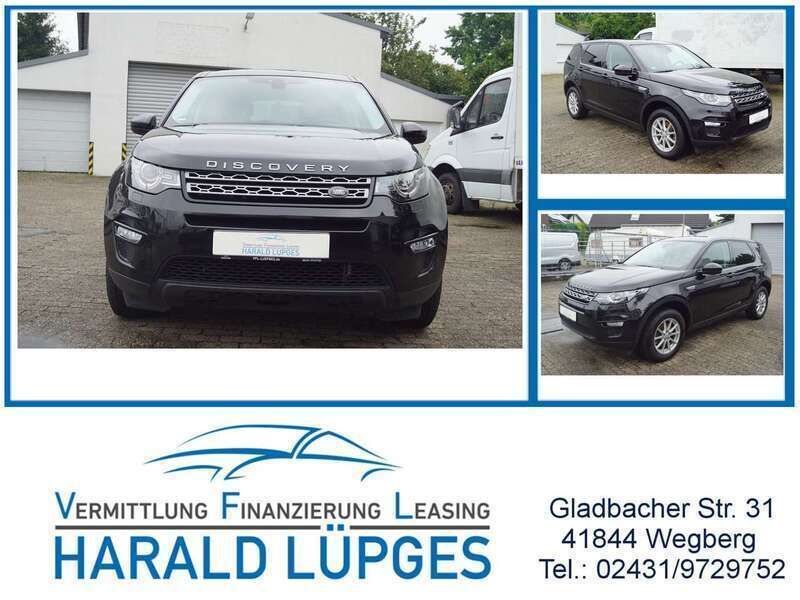 Santorini black (metallic) Gebraucht 2016 Land Rover Discovery Sport Pure SUV | 8.800 € (Superpreis) - Bild 1/4
