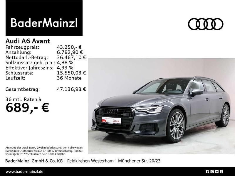 Daytonagrau perleffekt (metallic) Gebraucht 2022 Audi A6 Ambiente Kombi | 39.880 € (Fairer Preis) - Bild 1/3