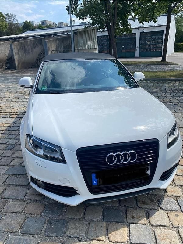 Weiß Gebraucht 2008 Audi A3 Cabriolet S-Line Cabrio | 10.400 € (Fairer Preis) - Bild 1/4