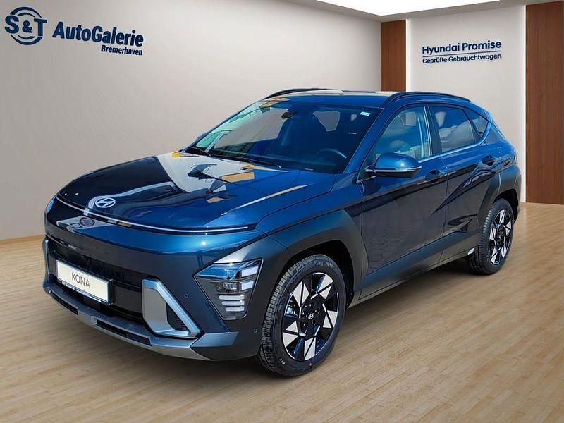 Blau Neu 2025 Hyundai Kona Prime SUV | 31.990 € (Teuer) - Bild 1/4