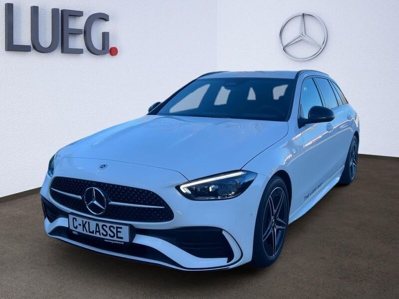 Unilack polarweiß Gebraucht 2025 Mercedes C200 Advanced Kombi | 44.900 € (Etwas zu teuer) - Bild 1/4
