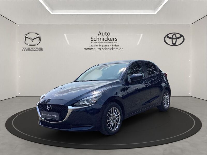 Blau Gebraucht 2021 Mazda 2 Kizoku Kleinwagen | 14.740 € (Guter Preis) - Bild 1/4