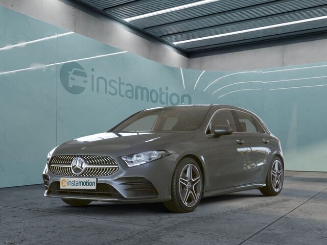 Grau Gebraucht 2018 Mercedes A180 Premium Limousine | 23.955 € (Fairer Preis) - Bild 1/2