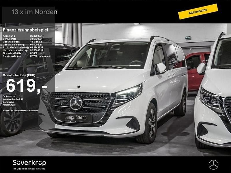Weiß Gebraucht 2024 Mercedes V300 Style Van / Kleinbus | 76.160 € (Guter Preis) - Bild 1/4