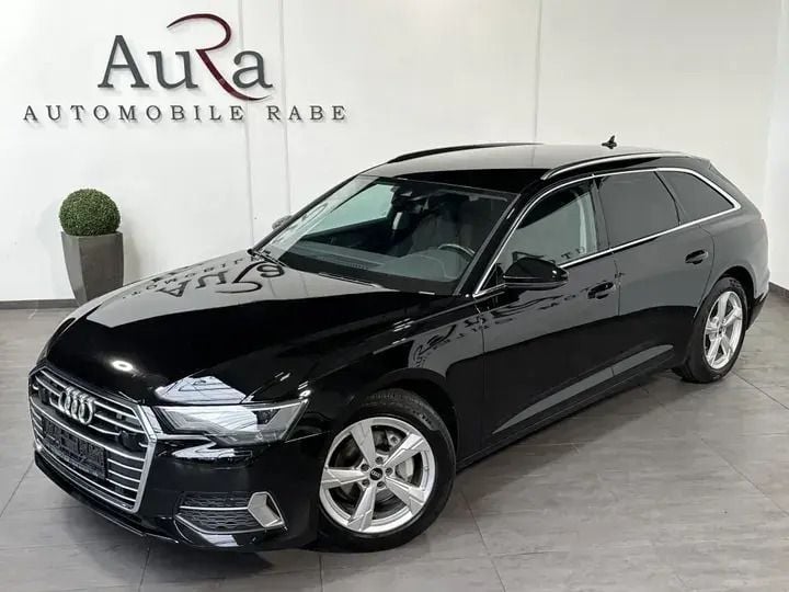 Brillantschwarz Gebraucht 2021 Audi A6 Sport Kombi | 30.989 € (Guter Preis) - Bild 1/4