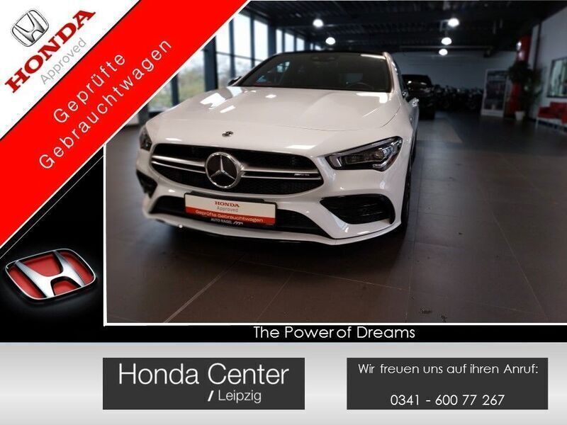 Weiß Gebraucht 2021 Mercedes CLA35 AMG Shooting Brake AMG Kombi | 41.990 € (Etwas zu teuer) - Bild 1/4