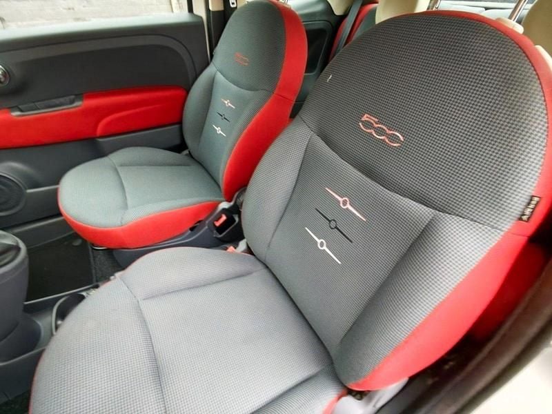 Gebraucht Fiat 500 Pop Star 69 PS (50 kW) 2015 Weiß Kleinwagen