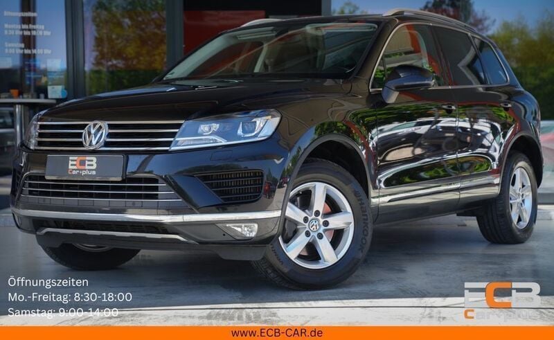 Schwarz Gebraucht 2017 VW Touareg Terrain Tech SUV | 22.890 € (Superpreis) - Bild 1/4