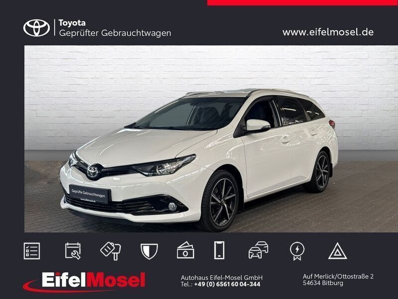 Weiß Gebraucht 2018 Toyota Auris Touring Sports Team Kombi | 13.980 € (Fairer Preis) - Bild 1/4