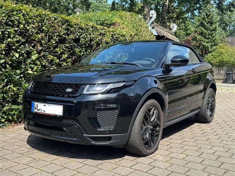 Schwarz Gebraucht 2017 Land Rover Range Rover evoque HSE Dynamic Cabrio | 24.290 € (Fairer Preis) - Bild 1/4