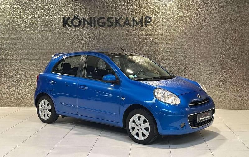 Blau Gebraucht 2012 Nissan Micra Tekna Kleinwagen | 4.990 € (Fairer Preis) - Bild 1/4