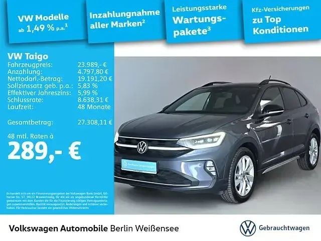 Gebraucht VW Taigo Goal 116 PS (85 kW) 2026 Rauchgrau metallic SUV