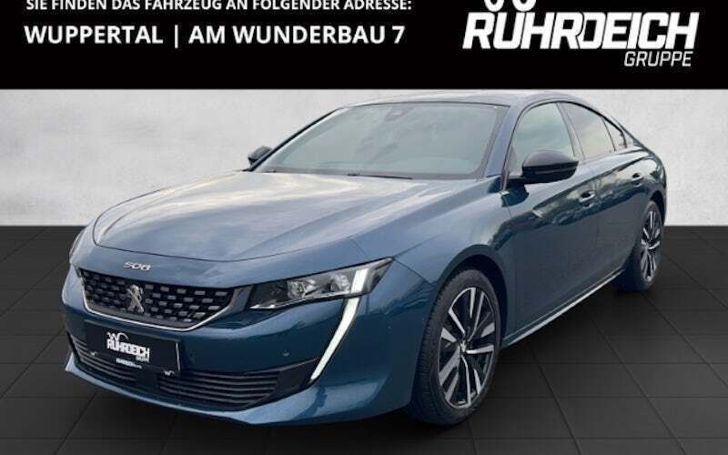 Lackierung blau celebes/typ au (metallic) Gebraucht 2021 Peugeot 508 GTi Limousine | 26.490 € (Etwas zu teuer) - Bild 1/4