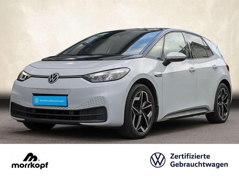 Gletscherweiss, metallic Gebraucht 2021 VW ID.3 Pro Kleinwagen | 22.400 € (Fairer Preis) - Bild 1/4
