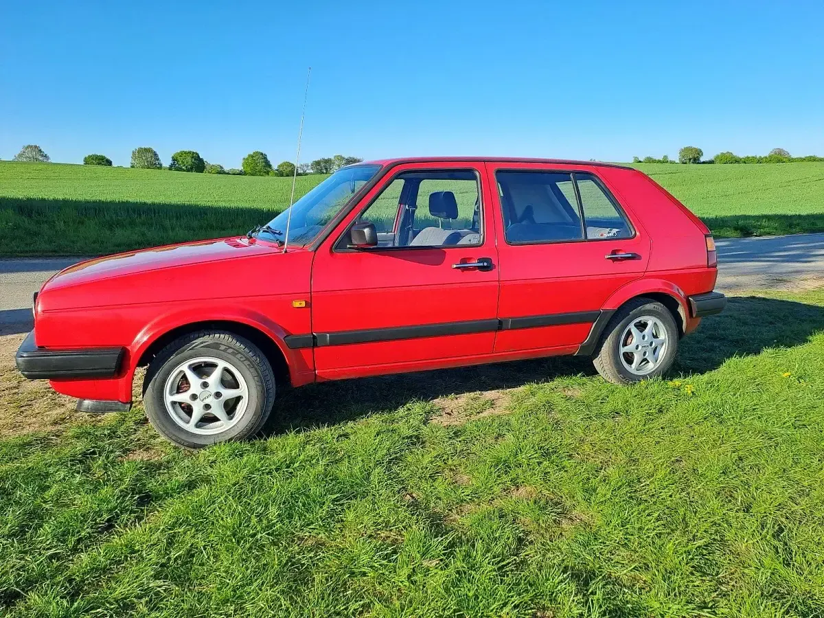 Gebraucht VW Golf II 55 PS (40 kW) 1990 Rot Kleinwagen
