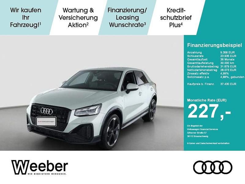 Silber Gebraucht 2024 Audi Q2 S-Line SUV | 37.430 € (Teuer) - Bild 1/4