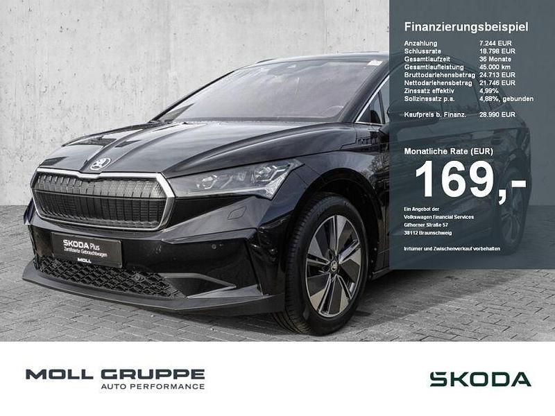 Schwarz Gebraucht 2021 Skoda Enyaq iV SUV | 28.990 € (Fairer Preis) - Bild 1/4