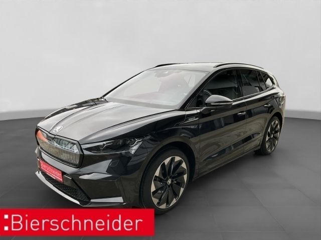Schwarz Gebraucht 2024 Skoda Enyaq iV SportLine SUV | 51.950 € (Guter Preis) - Bild 1/4
