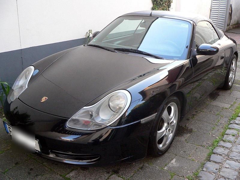 Schwarz Gebraucht 2000 Porsche 911 Carrera Cabriolet Cabrio | 27.500 € (Fairer Preis) - Bild 1/4