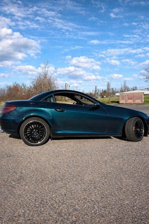 Gebraucht Mercedes SLK350 Style 272 PS (200 kW) 2005 Blau Cabrio