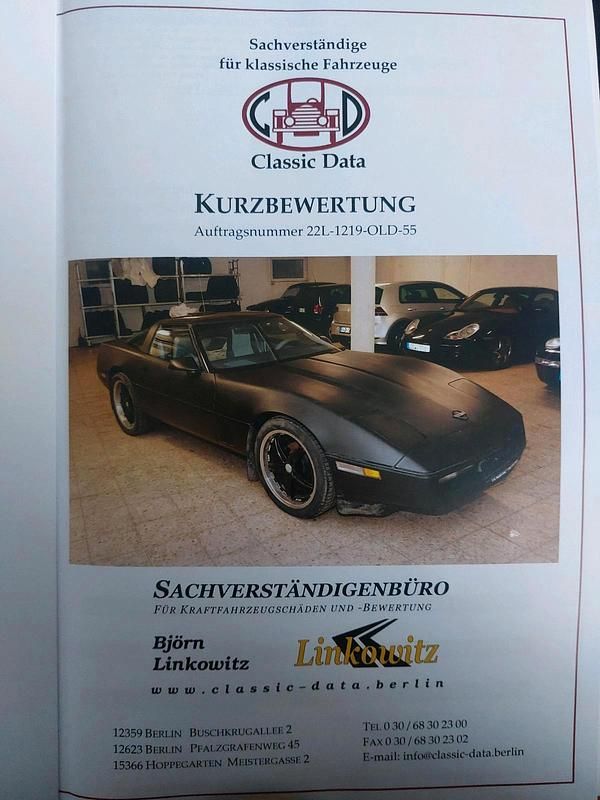 Second-hand Corvette C4 230 CP (169 kW) 1984 Negru Coupe